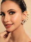 22K Gold Plated Eternal Kundan Stud Earrings