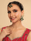 22K Gold Plated Emerald Grace Dangler Earrings