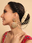 Pearl Cascade Tri Layered Ear Chain
