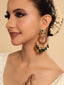 22K Gold Plated Mayura Grace Statement Dangler Earrings