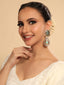 Regal Teardrop Shaped Dangler Earrings