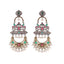 Temple Aura Chandbali Earrings