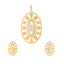 American Diamond Crown Jewel Pendant Set