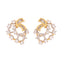 American Diamond Starlit Swirl Pendant Set