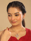 American Diamond Serene Swirl Pendant Set
