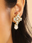 22K Gold Plated Kundan Paradise Stud Earrings
