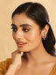Ethereal Kundan & Pearl Stud Earrings