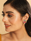 Ethereal Kundan & Pearl Stud Earrings