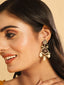 22K Gold Plated Ruby Grace Maang Tikka & Earrings Set