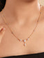 American Diamond Blissful Minimal Necklace Set