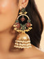 Banjaran Dangler Pearl Jhumki Earrings
