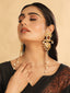 Serene Cascade Peach Dangler Earrings