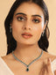 Celestial Emerald Cubic ZIrcon Necklace Set