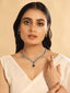 Celestial Emerald Cubic ZIrcon Necklace Set