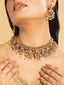 18K Gold Plated Estele Gold Tone Beaded Necklace Set
