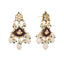 22K Gold Plated Ruby Grace Maang Tikka & Earrings Set
