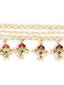 Royal Multi-strand Pearl Choker Necklace Set