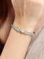 American Diamond Glowy Sphere Silver Bracelet