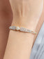 American Diamond Glowy Sphere Gold Bracelet
