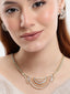 American Diamond Eterna Arc Necklace Set