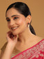 22K Gold-Plated Pearl Drop Floral Shaped Stud Earrings