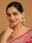 22K Gold Plated Pearls Studded Contemporary Shaped Mini Jhumki Drop Dangler Earrings
