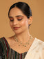 22K Gold-Plated Multiple Pearl Strings Layered Necklace