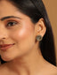 22K Gold Plated Contemporary Round Shaped Enamel Studs