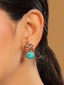 22K Gold Plated Turquoise Bloom Studs