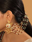 Ruby & Emerald Luxe Five-Strand Ear Chain