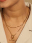 Gold-Plated Stainless Steel Chain With Toggle Lock Closure Necklace