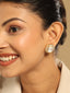 Golden Spark Anti Tarnish Moissanite Stud Earrings