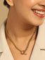 Gold-Plated Stainless Steel Chain With Toggle Lock Closure