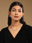 Silver-Plated Minimal Cubic Zirconia Studded Necklace Set