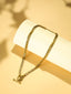 Gold-Plated Stainless Steel Chain With Toggle Lock Closure