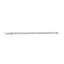Stainless Steel Rhodium-Plated Zircon Studded Dual Lock Linked Bracelet