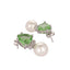 Green Emerald Elegance Anti Tarnish Studs