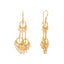 18k String of Pearls Gold Anti Tarnish Earrings
