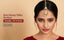 Real modern Indian woman wearing a Nuyug kundan maang tikka