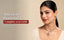 Modern Indian woman wearing an American diamond necklace and earrings from Nuyug