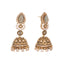 22K Gold Plated Aureate Swirl Jhumki Earrings