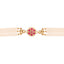 22K Gold Plated Ruby Blossom Pearl Bracelet