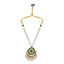 22K Gold Plated Ziva Bloom Green Beaded Necklace