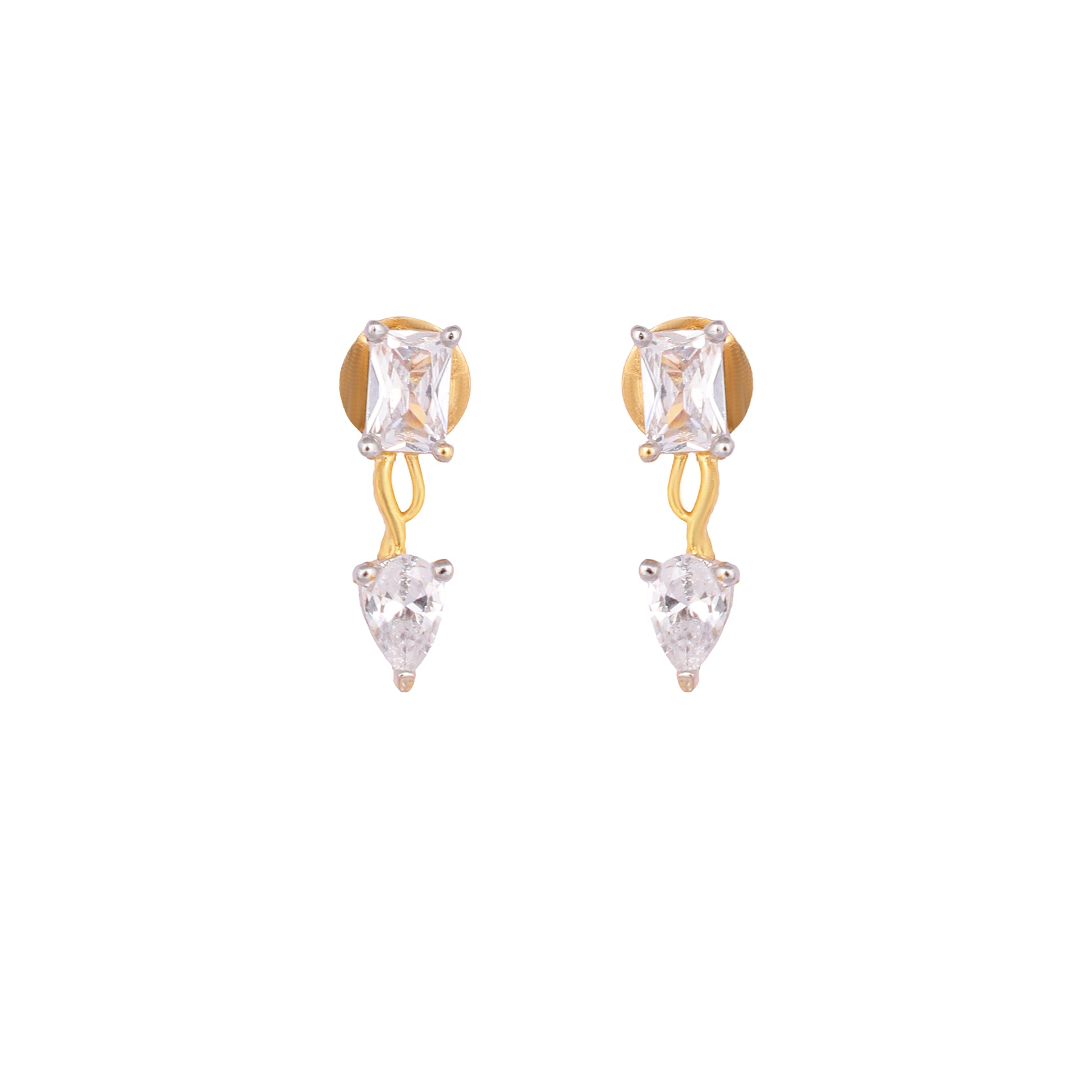American Diamond Blissful Minimal Necklace Set