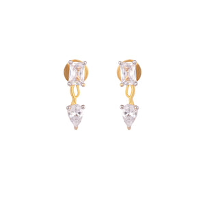 American Diamond Blissful Minimal Necklace Set