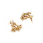 22K Gold Plated Ivory Dusk Kundan Earrings