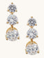 CZ Solitaire Delicate Necklace Set