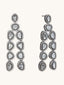 Stunning Silver Cubic Zircon Dangler Earrings