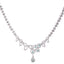 Rhodium Plated Mint Charm Necklace Set