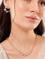 Twinkle Curve Cubic Zircon Necklace Set